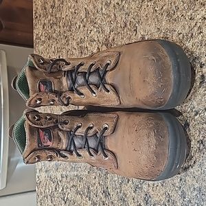 Red Wing men's metal toe shoes size 44.5
